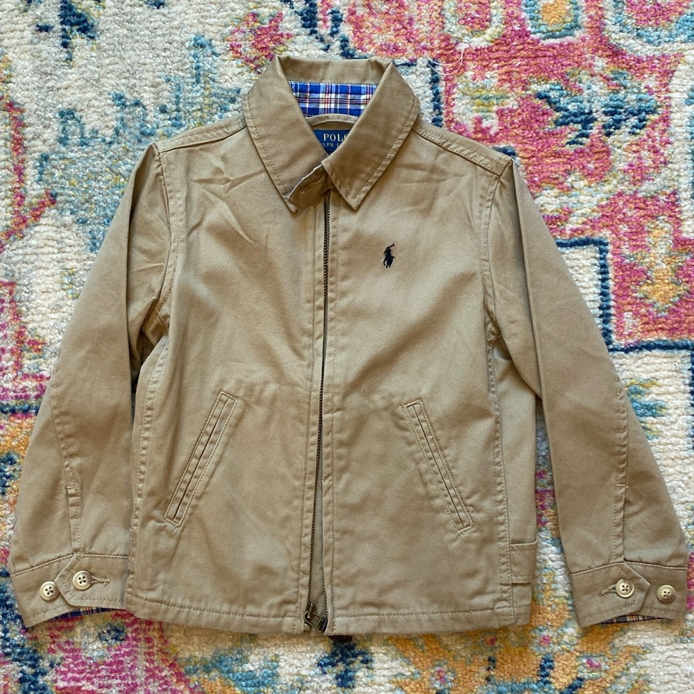 SOLD - Boys Polo Jacket, Size: 4/4T
